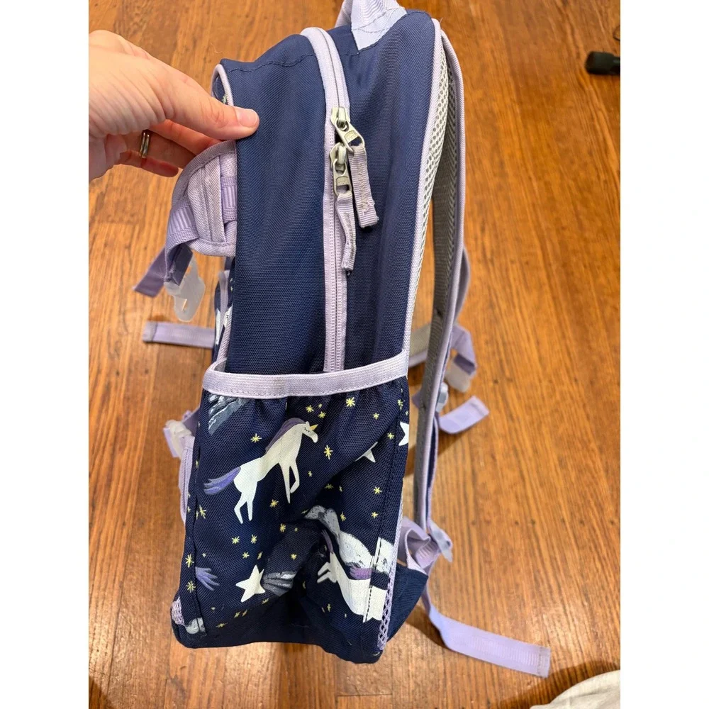 Pottery Barn Kids Mackenzie Night Unicorn Glow Backpack Navy School Bag
